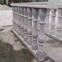 呼伦贝尔 芝麻白圆形光面花瓶柱，栏杆