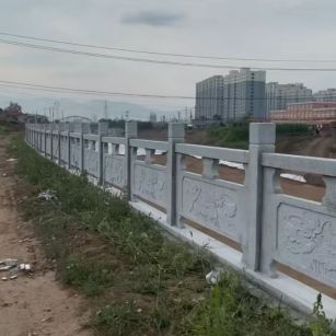 呼伦贝尔 石材河道栏杆