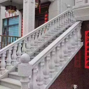 呼伦贝尔 天然石材 阳台庭院护栏、栏杆