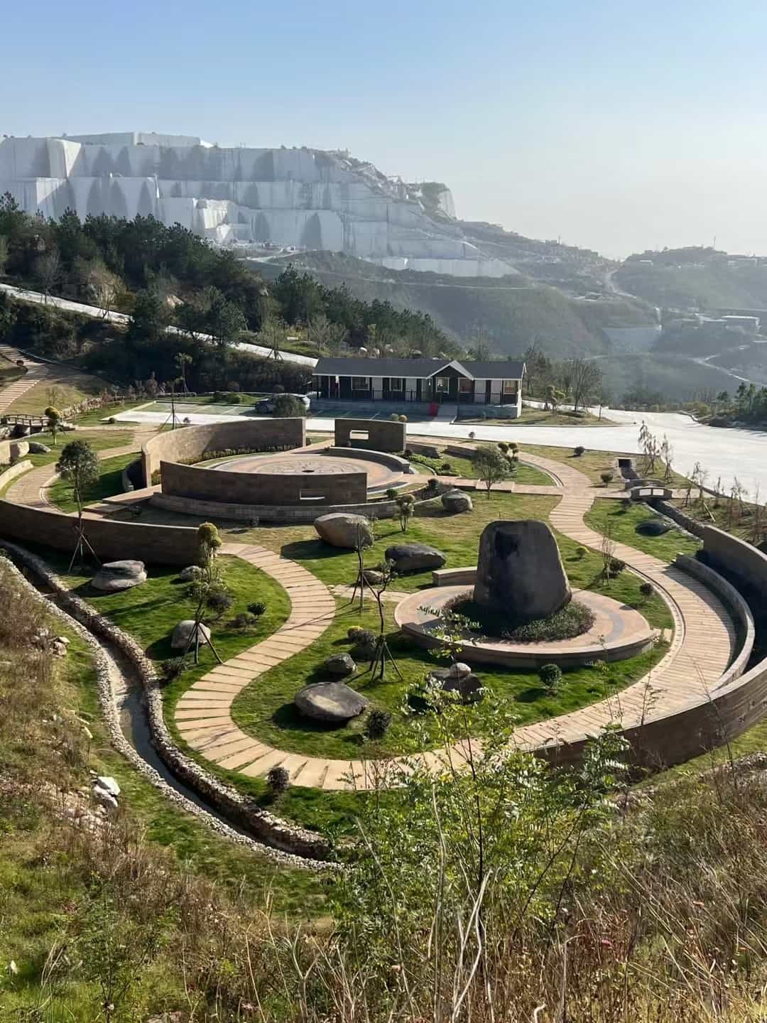 呼伦贝尔仿古石铺装整体效果