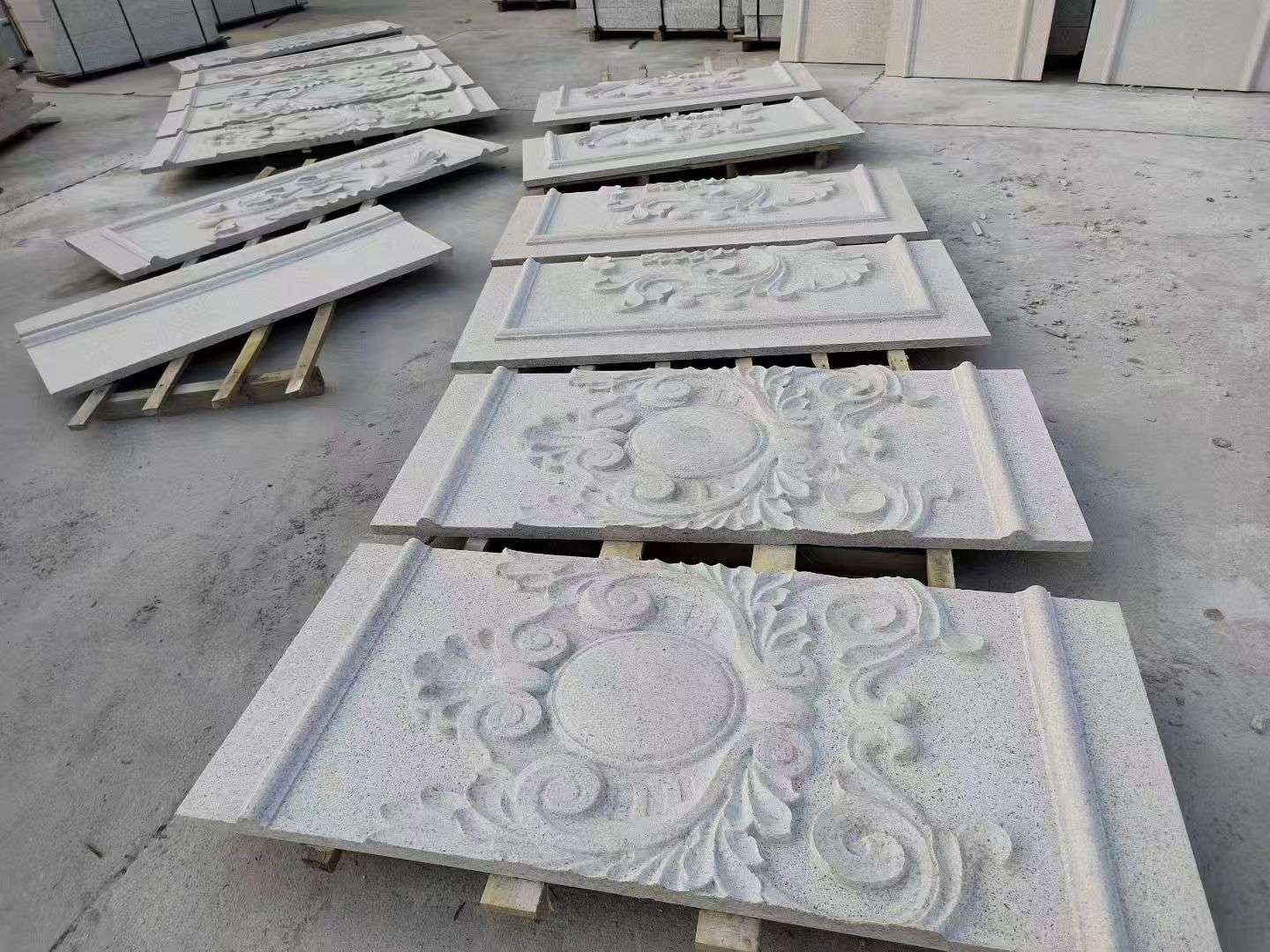 呼伦贝尔 芝麻白干挂雕花板