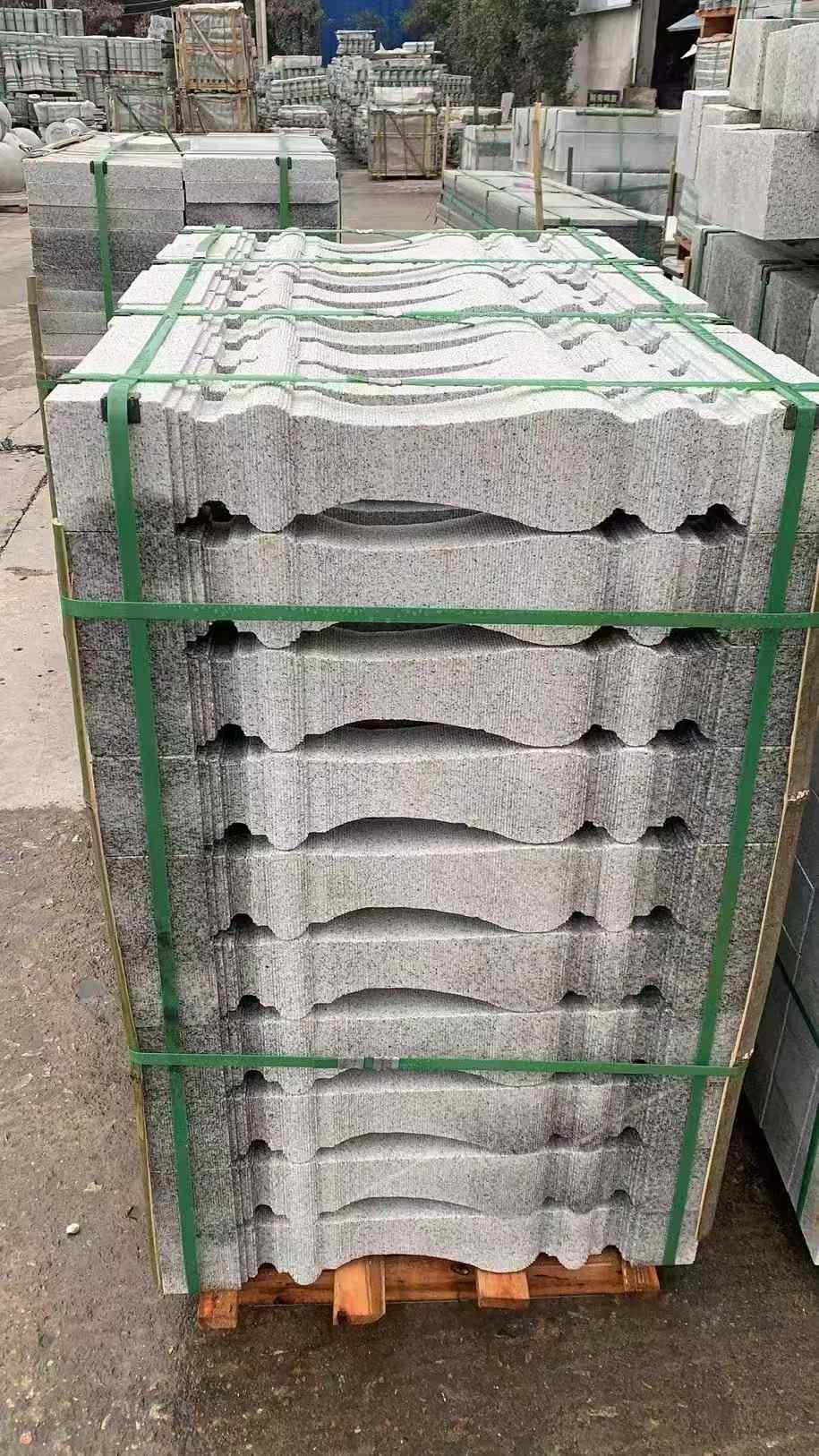 呼伦贝尔 芝麻白方形拉丝面，栏杆花瓶柱