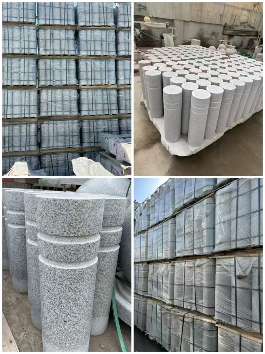 呼伦贝尔 芝麻白花岗岩挡车柱、隔离柱多少钱